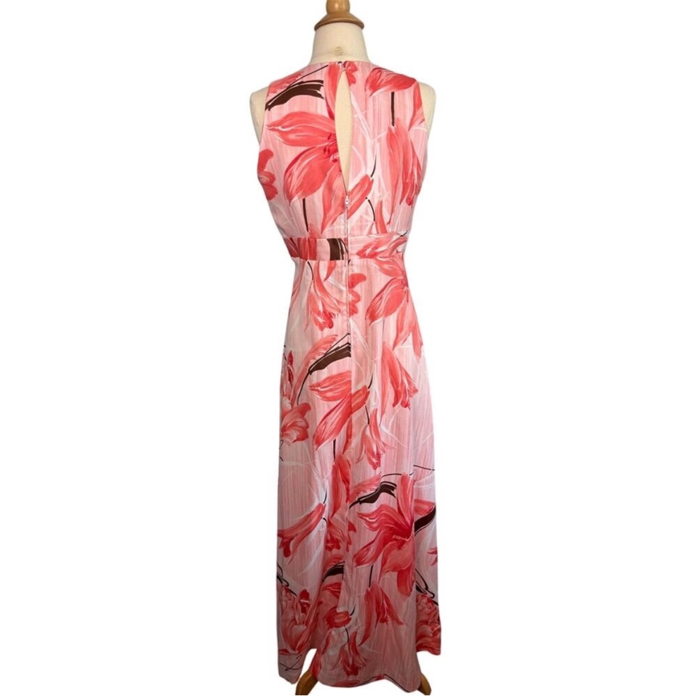 Floral Pink Maxi Dress - Picture 2 of 5
